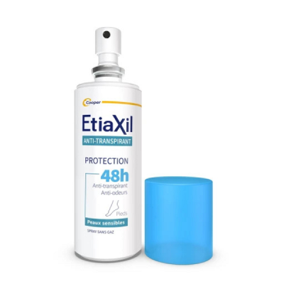 Déodorant pieds ETIAXIL - Anti-transpirant 48H - 100ML