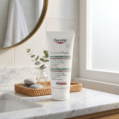 EUCERIN DermoPure Crème Corps Triple Action Peau Nette 200ml