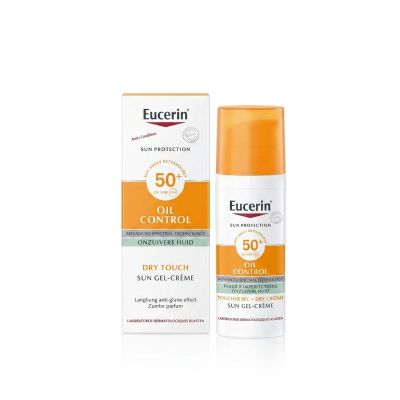 EUCERIN Sun Gel-Crème Écran Solaire Oil Control Peaux Grasses SPF 50+ 50ml