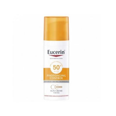 Crème teintée EUCERIN SUN PHOTOAGING - Medium SPF50+