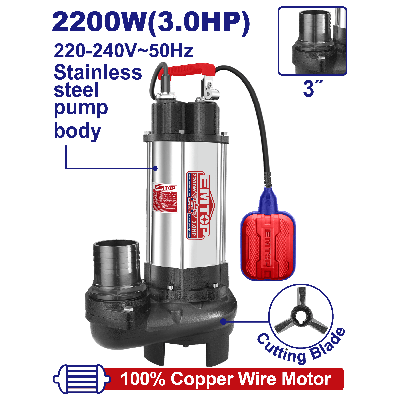 Pompe de relevage submersible Emtop - Prix... | Arkan.tn