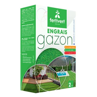 ENGRAIS GAZON FERTIVERT 2KG - Prix Tunisie | Arkan.tn