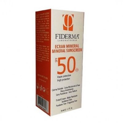 Écran Minéral Teinté Fiderma SPF50 - 50ml