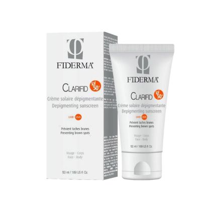 Crème solaire dépigmentante FIDERMA - Clarifid SPF50+