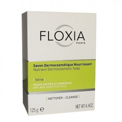 Savon FLOXIA - Exfoliant Nourrissant - Peau Sèche - 125G
