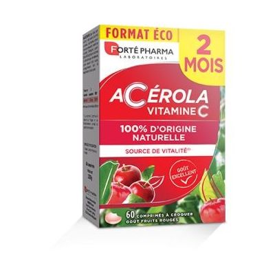 Acérola vitamine C FORTE PHARMA - 60 comprimés