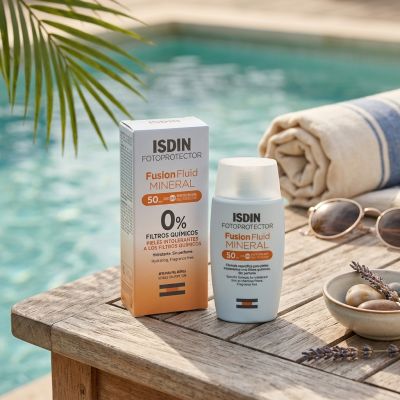 ISDIN Fotoprotector Fusion Fluid Mineral Écran Solaire SPF50 50 ml