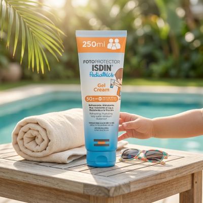 ISDIN Fotoprotector Gel Cream Écran Solaire Pediatrics SPF50