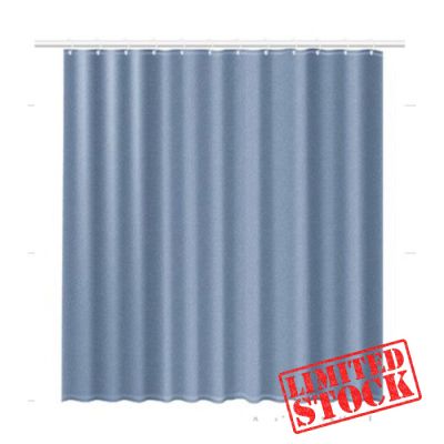 Rideau de douche polyester - Texture bleue
