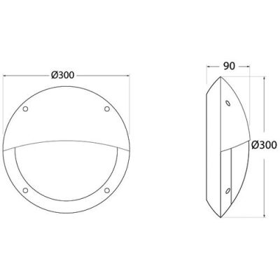 HUBLOT ROND BLANC APAUPIERE LED GX53 4000K LUCIA-EL FUMAGALLI