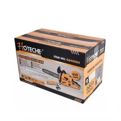 Scie à Chaîne Essence HOTECHE G840004 – 450mm (18"), 45cc