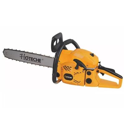 Scie à Chaîne Essence HOTECHE G840005 – 500mm (20"), 52cc, jaune et noir