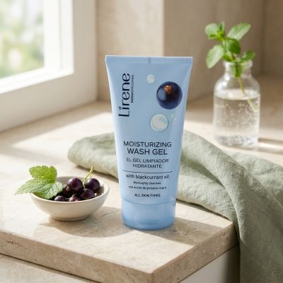 LIRENE Gel Nettoyant au Cassis 150ML