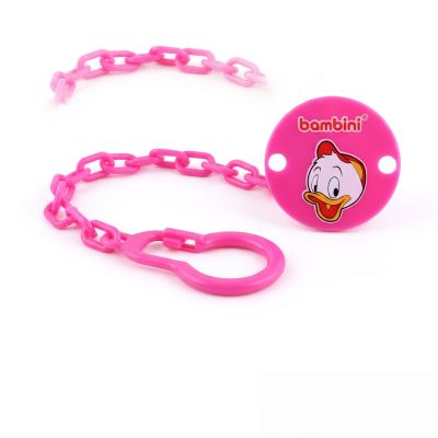 Attache-Sucette Chaînette Bambini 6M+ - 446 Rose