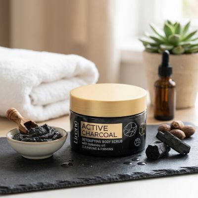 LIRENE Gommage Corps Charbon Actif 200g