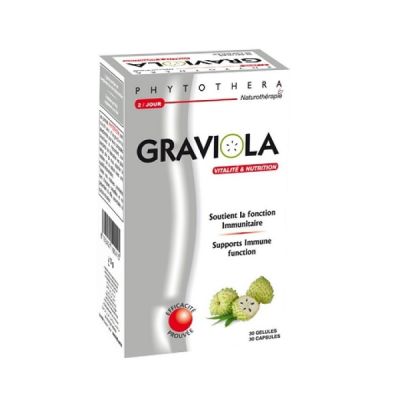 Complément PHYTOTHERA GRAVIOLA - 30 gélules