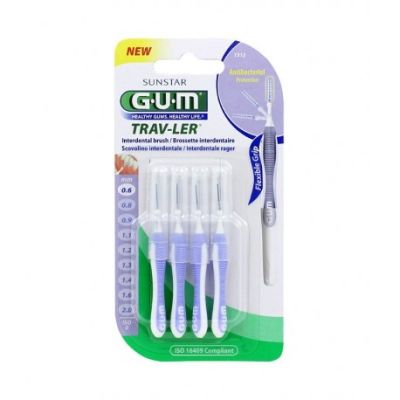Brossette GUM TRAV-LER - 0,6MM - 1312