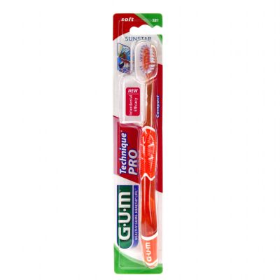 Brosse à dents GUM TECHNIQUE PRO - Souple - 525