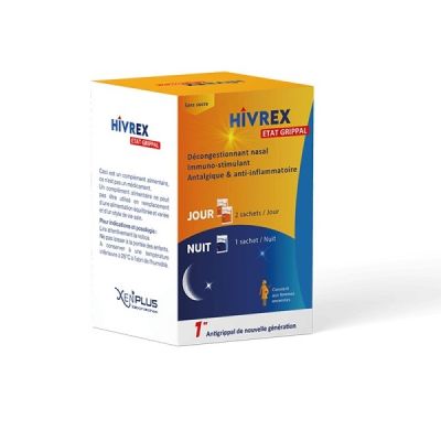 Sachets XEN HIVREX JOUR & NUIT - Sans Sucres - 12