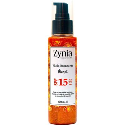 Zynia Huile Bronzante SPF 15 - Prix Tunisie | Arkan.tn