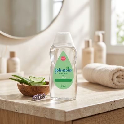 JOHNSON & JOHNSON Huile Corps Hydratante à l'Aloe Vera 100 ml