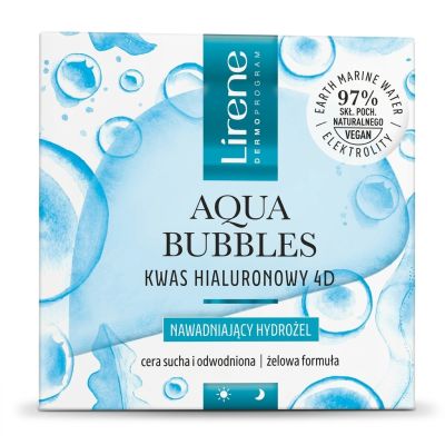 Hydrogel visage LIRENE AQUA BUBBLES - Jour & Nuit - 50ML