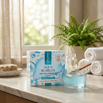 LIRENE Aqua Bubbles Hydrogel Visage Crème Hydratante Jour & Nuit 50ML