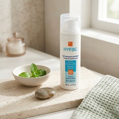 HYFAC Gel Nettoyant Purifiant Peaux Mixtes à Grasses 150 ml