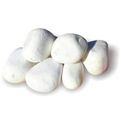 Galet thassos blanc diamant sac 20kg 20/40 - PERLA GROUP