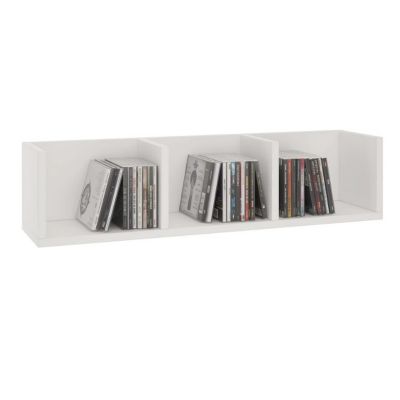 Etagère de rangement mural L:80xH:15xP:15 Cm En mdf blanc (particule) - Déc ART