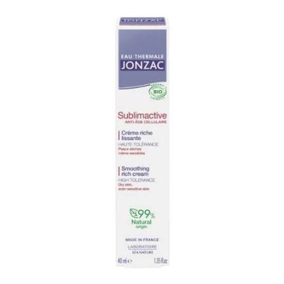 Crème Riche Lissante Anti-Âge Jonzac Sublimactive - 40ml