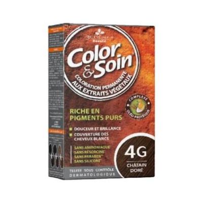 Coloration 3 CHÊNES COLOR & SOIN - Châtain Doré 4G