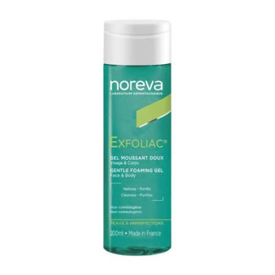 Gel moussant doux NOREVA EXFOLIAC - 200ML