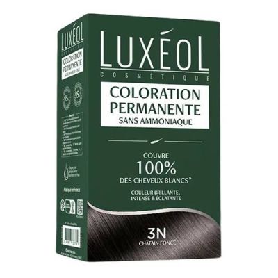 Coloration Permanente Luxéol - 3N Châtain Foncé