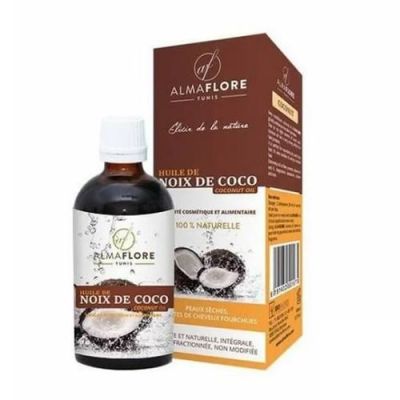 Huile de Noix de Coco Almaflore - Prix Tunisie | Arkan.tn