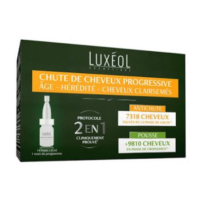 Soin LUXÉOL - Chute de Cheveux Progressive - 2 en 1