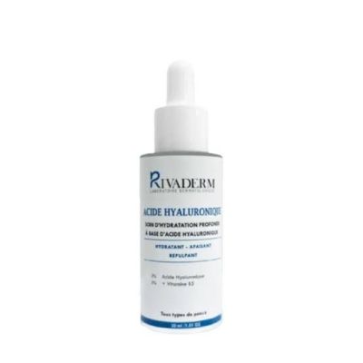 Soin Hydratant - RIVADERM - Acide Hyaluronique - 30ml