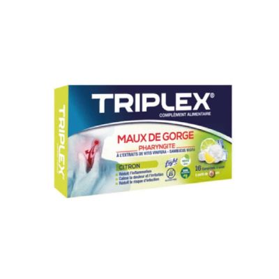 Triplex Maux de Gorge Citron (16) - Prix Tunisie | Arkan.tn