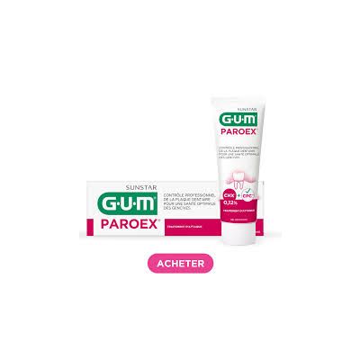 Gum Dentifrice Paroex - Prix Tunisie | Arkan.tn