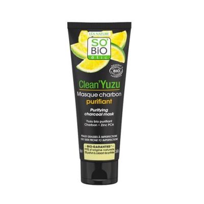 SOBIO Yuzu Masque charbon purifiant 75ml