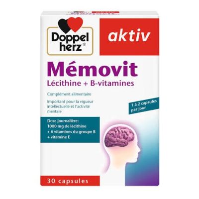 Aktiv Memovit - 30 Comprimés - Prix Tunisie | Arkan.tn