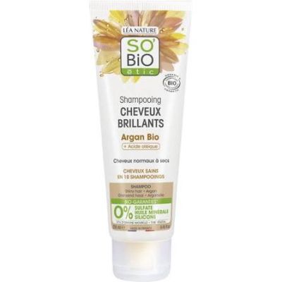 Shampoing Cheveux Brillant Argan - SOBIO - 250ml
