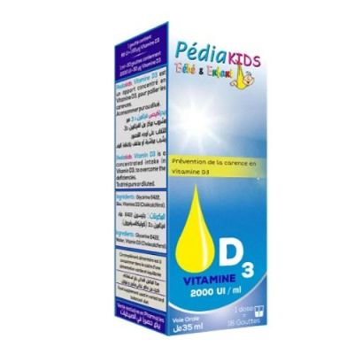 Pediakids Vitamine D3 35ml - Prix Tunisie | Arkan.tn
