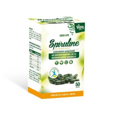 Spiruline Eden Life - 50 Gélules