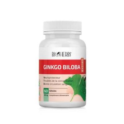 BioHerbs Ginkgo Biloba 60 Gélules - Prix Tunisie | Arkan.tn