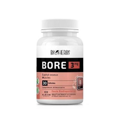 Bore 3mg Bioherbs - 30 Gélules