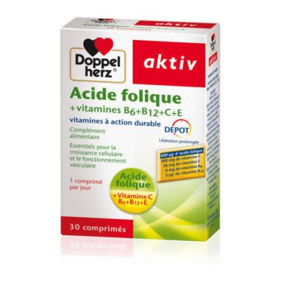 Aktiv Acide Folique Vitamine B - Prix Tunisie | Arkan.tn