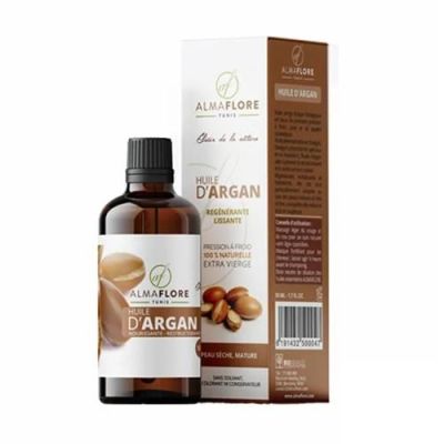 Huile d'Argan Almaflore 50ml - Prix Tunisie | Arkan.tn