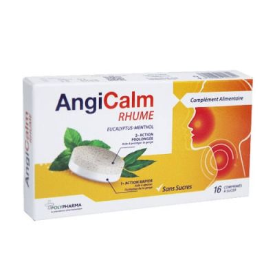 Angicalm Rhume Nez & Gorge - 16 Comprimés -... | Arkan.tn
