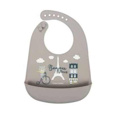 Bavoir Canpol Bonjour Paris Beige - Prix Tunisie | Arkan.tn
